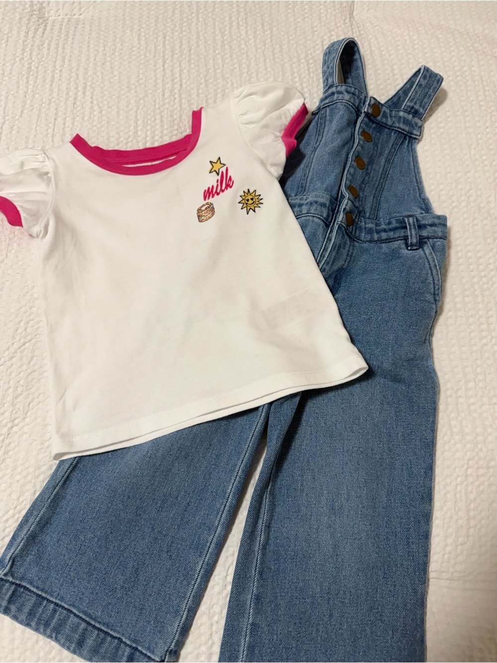 Milk x Janie and Jack Overalls